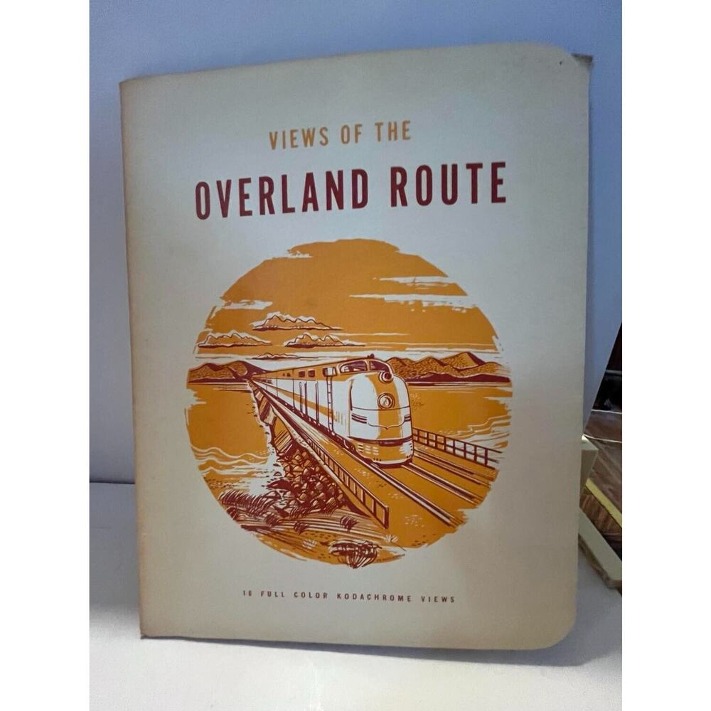 Vintage Railroad Memorabilia SOUTHERN PACIFIC 16 Litho Views OVERLAND ROUTE